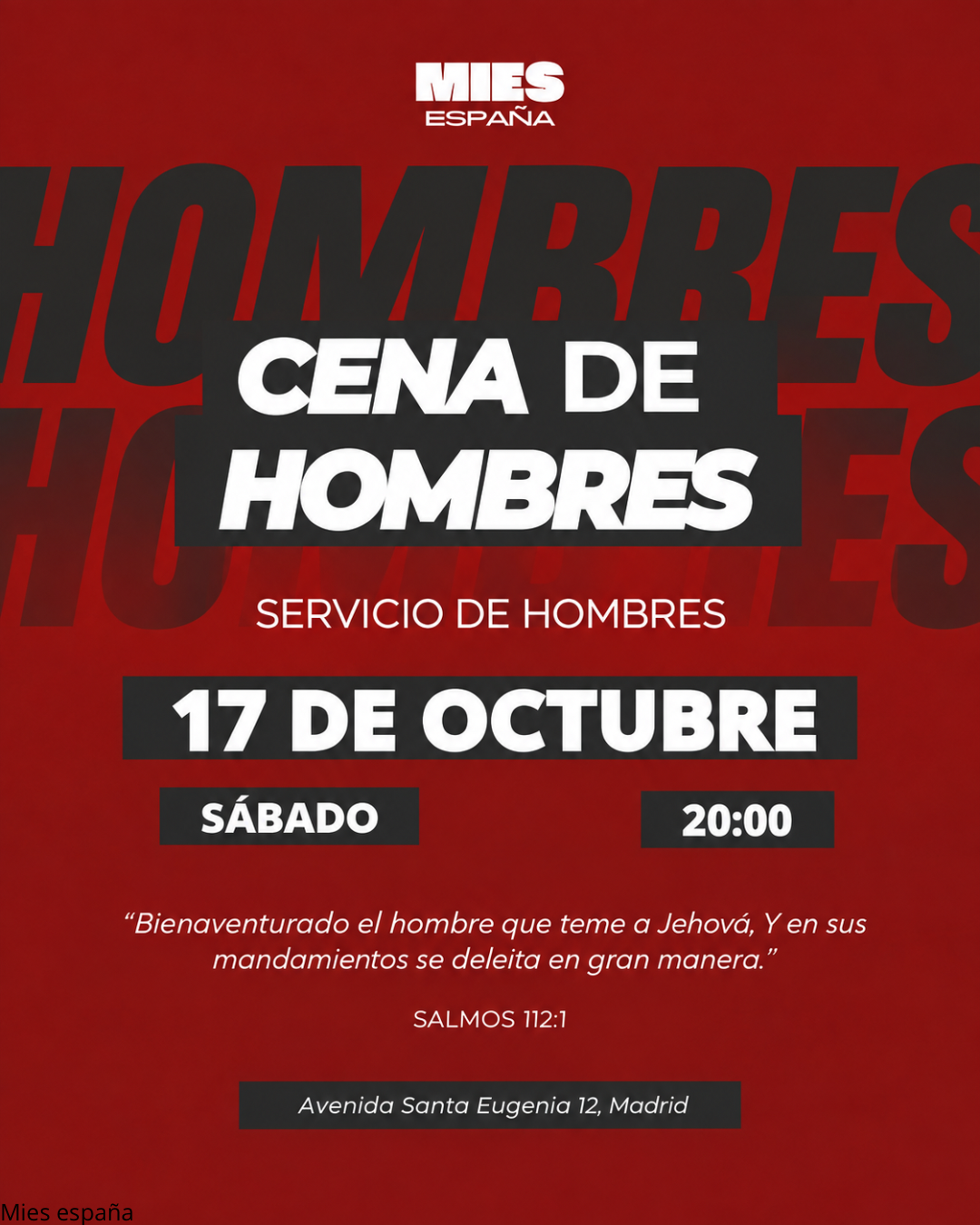 Cena de Hombres